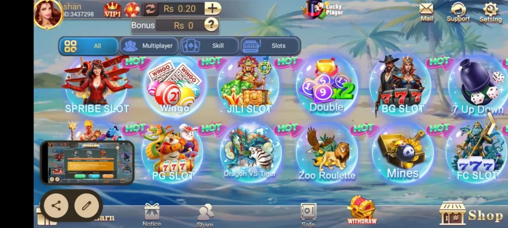 3 Patti Go casino games list including Teen Patti Go and card games